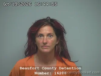 Mugshot of Catrina Lynn Peed booked in Beaufort County, South Carolina on October 19, 2026