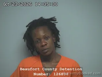 Mugshot of Chandon Ronit Magwood booked in Beaufort County, South Carolina on October 23, 2026