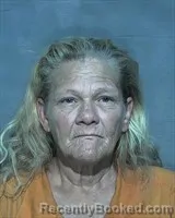 Mugshot of Kathie Sue Adkinson booked in Houston County, Alabama on August 7, 2026