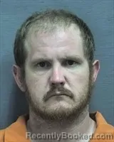 Mugshot of Charles Nikolaus Strickland booked in Houston County, Alabama on July 28, 2026