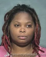 Mugshot of Rashiria Lashonda Robinson booked in Houston County, Alabama on July 7, 2026