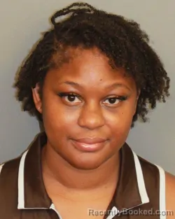 Mugshot of Tia Monet Rutledge booked in Jefferson County, Alabama on October 10, 2026