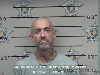 Booking photo from Lauderdale County, Alabama