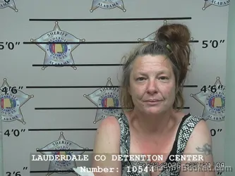 Mugshot of DANIELLE LEE LOVELL booked in Lauderdale County, Alabama on April 22, 2026