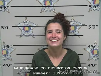 Mugshot of XENA DELENN HURST booked in Lauderdale County, Alabama on April 23, 2026