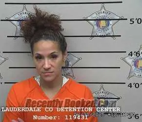 Booking photo from Lauderdale County, Alabama