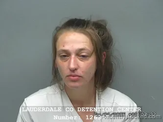 Mugshot of JULIA NICOLE HARRIS booked in Lauderdale County, Alabama on June 5, 2026