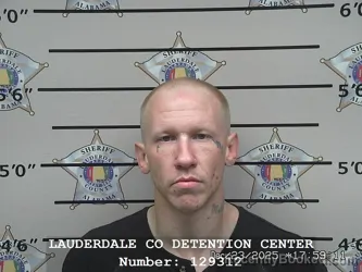 Booking photo from Lauderdale County, Alabama