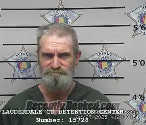 Booking photo from Lauderdale County, Alabama
