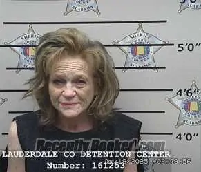 Booking photo from Lauderdale County, Alabama