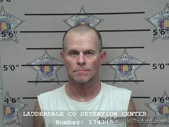 Booking photo from Lauderdale County, Alabama