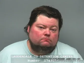 Mugshot of STEVEN KIRK ARMSTRONG booked in Lauderdale County, Alabama on July 1, 2026