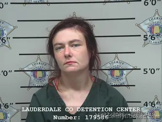Mugshot of Daisy Cassandra Savage booked in Lauderdale County, Alabama on July 26, 2026