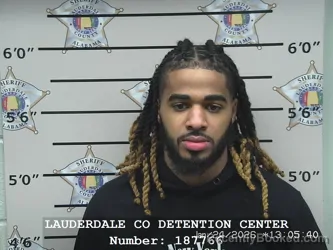 Booking photo from Lauderdale County, Alabama