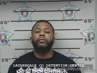 Booking photo from Lauderdale County, Alabama