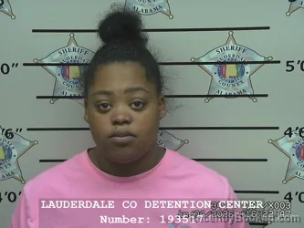 Mugshot of D'NIYA ARIE SIMPSON booked in Lauderdale County, Alabama on June 4, 2026