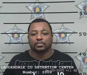 Booking photo from Lauderdale County, Alabama