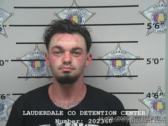 Mugshot of MATTHEW LANE JOHNSON booked in Lauderdale County, Alabama on July 4, 2026