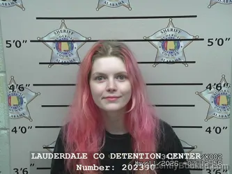 Mugshot of CHYANNE NICOLE SIMPSON booked in Lauderdale County, Alabama on May 11, 2026
