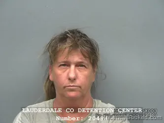 Mugshot of HOLLI OVERTON JOHNSON booked in Lauderdale County, Alabama on June 15, 2026