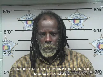 Mugshot of KIRKLON PERSHARN LEWIS booked in Lauderdale County, Alabama on April 21, 2026