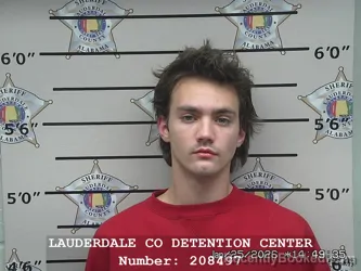 Booking photo from Lauderdale County, Alabama