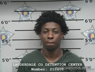 Mugshot of GABRIEL LAQUAN FLETCHER booked in Lauderdale County, Alabama on April 25, 2026