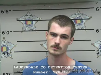 Booking photo from Lauderdale County, Alabama