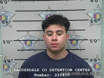Booking photo from Lauderdale County, Alabama