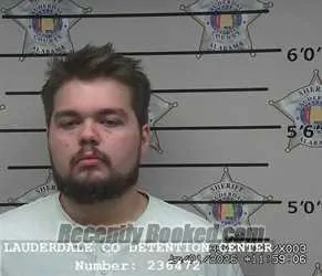 Booking photo from Lauderdale County, Alabama