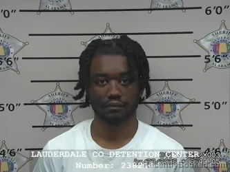 Mugshot of DARRIUS KALIL DARBY booked in Lauderdale County, Alabama on April 23, 2026