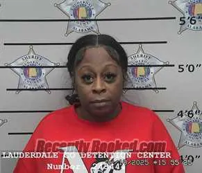 Booking photo from Lauderdale County, Alabama