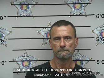 Mugshot of JEFFREY TODD BELL booked in Lauderdale County, Alabama on June 18, 2026