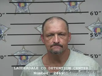 Mugshot of JASON DANIEL SIMPSON booked in Lauderdale County, Alabama on July 5, 2026
