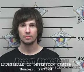 Booking photo from Lauderdale County, Alabama