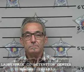 Booking photo from Lauderdale County, Alabama