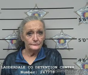 Booking photo from Lauderdale County, Alabama