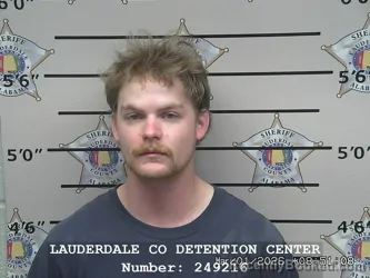Booking photo from Lauderdale County, Alabama