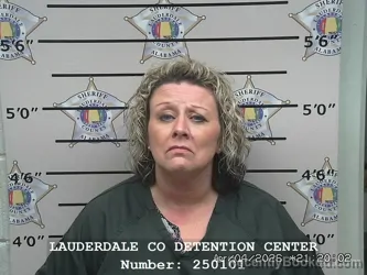 Mugshot of TONYA M JOHNSON booked in Lauderdale County, Alabama on April 4, 2026