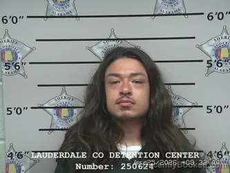 Mugshot of DONALD ADRIAN RODRIGUEZ booked in Lauderdale County, Alabama on April 25, 2026