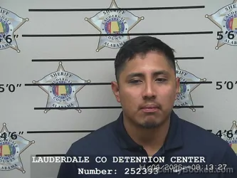 Mugshot of JOSE RAMON TOLENTINO HERNANDEZ booked in Lauderdale County, Alabama on July 4, 2026