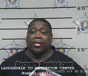 Booking photo from Lauderdale County, Alabama