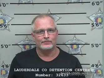 Mugshot of WILLIAM ERIC POUNDERS booked in Lauderdale County, Alabama on April 24, 2026