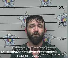 Booking photo from Lauderdale County, Alabama