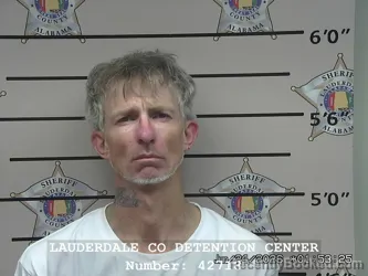 Mugshot of GREGORY LEE HAYES booked in Lauderdale County, Alabama on June 24, 2026