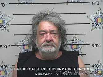 Mugshot of BRIAN KEITH GRAHAM booked in Lauderdale County, Alabama on May 4, 2026