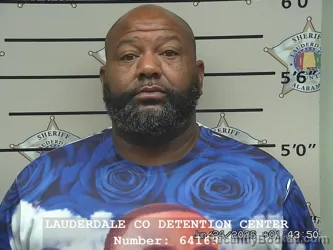 Mugshot of MARCUS OLANDUS RICKS booked in Lauderdale County, Alabama on June 23, 2026