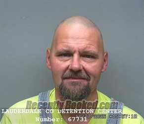 Booking photo from Lauderdale County, Alabama