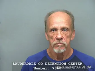 Mugshot of MARK ANTHONY WHISMAN booked in Lauderdale County, Alabama on July 31, 2026