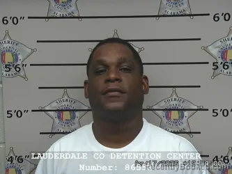Mugshot of DWIGHT DARNELL MCDANIEL booked in Lauderdale County, Alabama on April 17, 2026